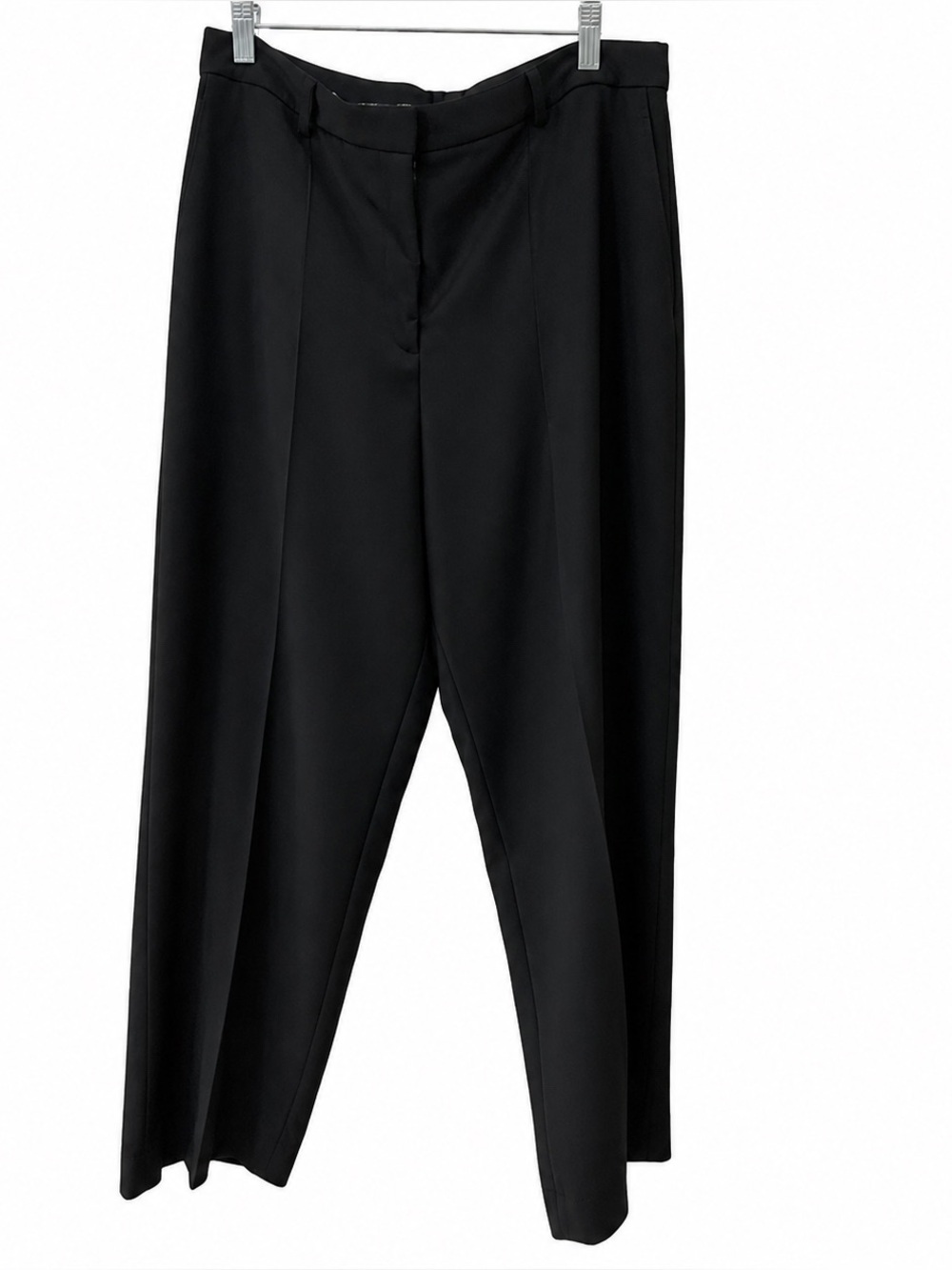 Alice + Olivia black straight leg trousers 12